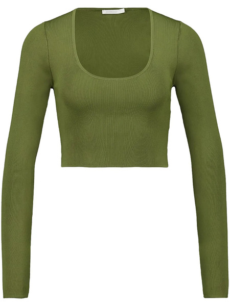  Zimmermann Wylie Knitted Top - Green 