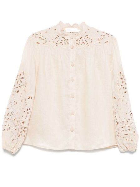  Zimmermann Wylie Shirt - Neutrals 