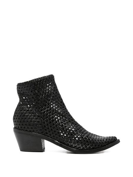  Zolfo Leather Ankle Boots - Black 