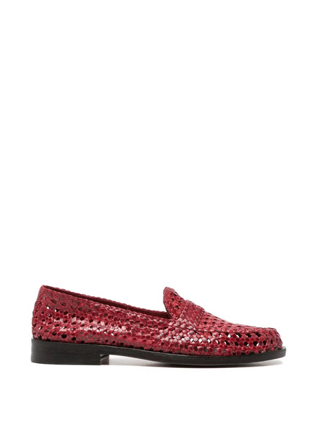  Zolfo Woven Loafers - Red 