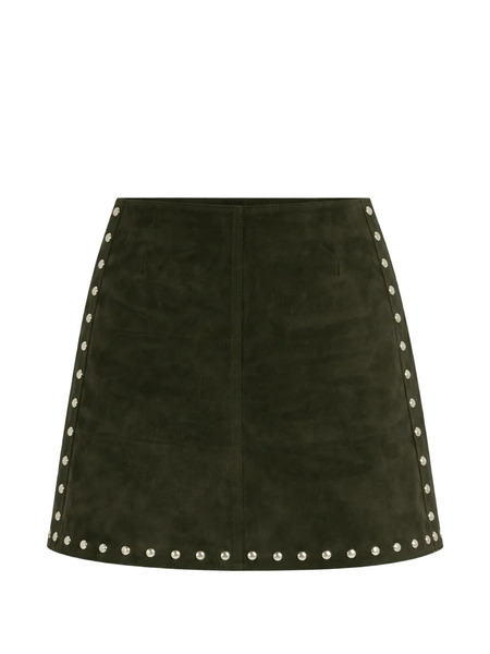  Zut Tellier Studded Skirt - Green 