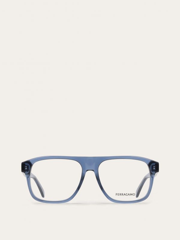  Ferragamo Men Optical Glasses Blue 