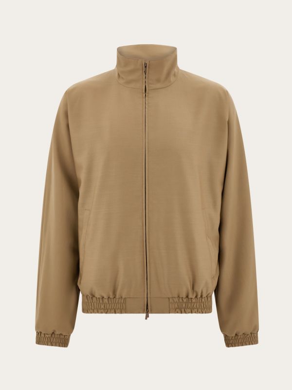  Ferragamo Men Reversible Blouson Brown 