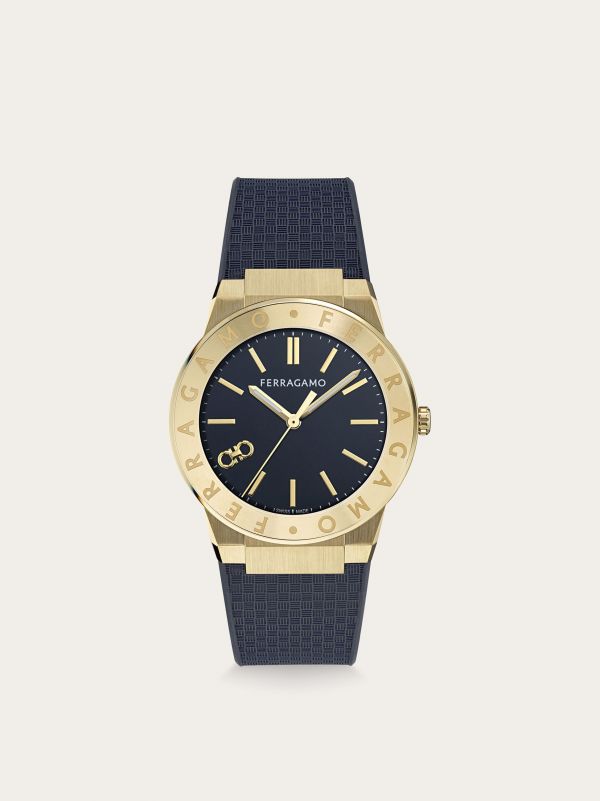  Ferragamo Men Ferragamo Sapphire Watch Blue 