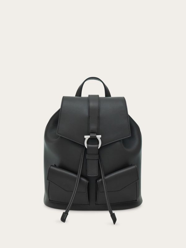  Ferragamo Women Backpack (m) Black 