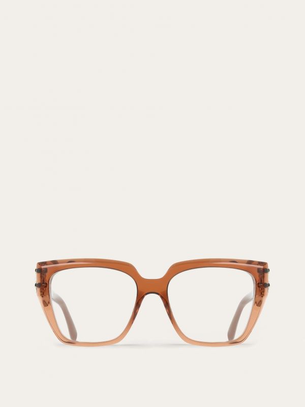  Ferragamo Women Optical Glasses Orange 