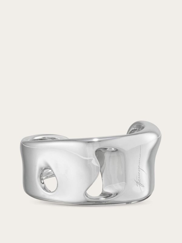  Ferragamo Women Vara Bangle (m) Silver 