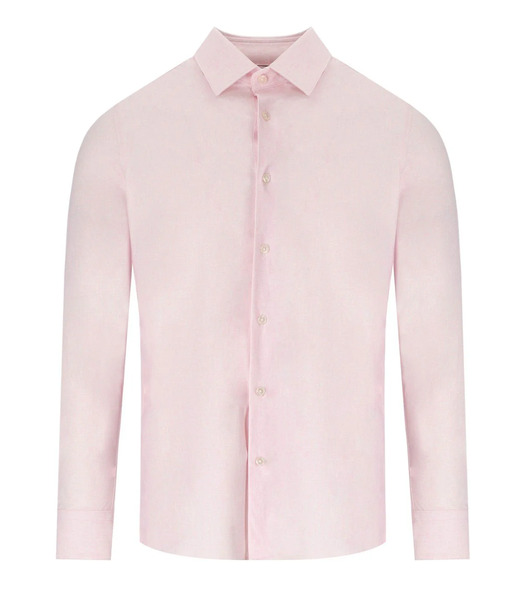  Archivium Pink Linen Effect Shirt 