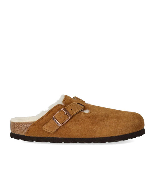  Birkenstock Boston Shearling Mink Clog 