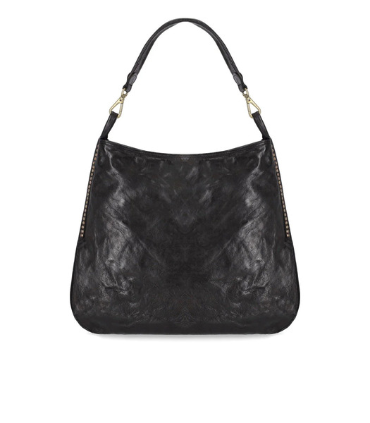 Campomaggi Luana Black Shoulder Bag 