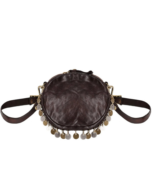  Campomaggi Priscilla Dark Brown Crossbody Bag 