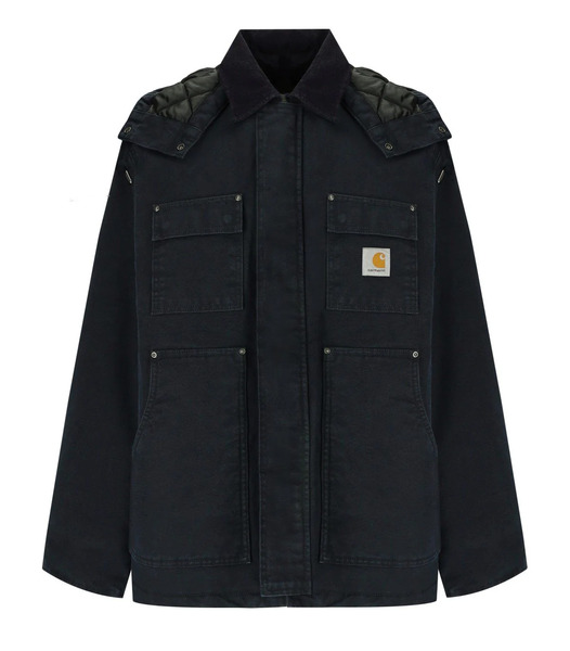  Carhartt Wip Ambel Blue Hooded Jacket 