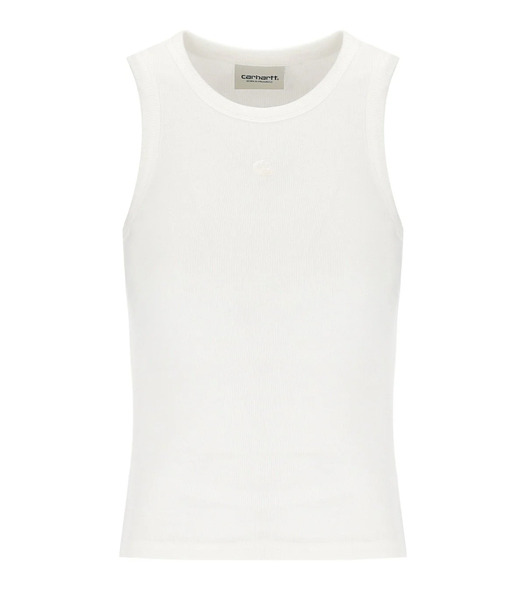  Carhartt Wip W' Philips White Ribbed Top 