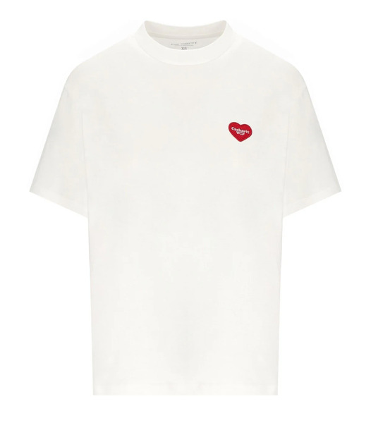  Carhartt Wip W' S/s Heart Patch White T-shirt 
