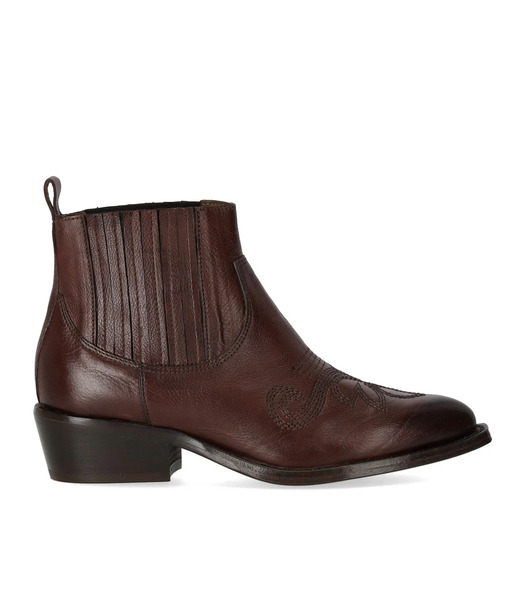  Duccio Del Duca Ebony Texan Ankle Boot 