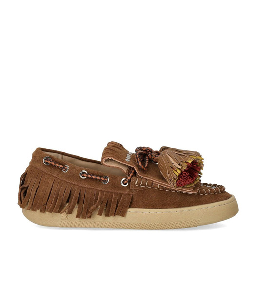  Elena Iachi Brown Loafer With Tassels 