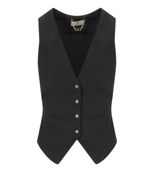  Elisabetta Franchi Black Vest 
