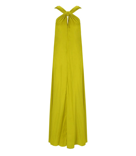  Essentiel Antwerp Jaycee Acid Green Long Dress 