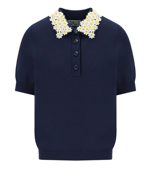  Essentiel Antwerp Jember Blue Polo Shirt 