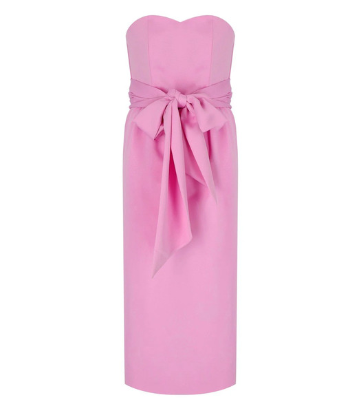  Essentiel Antwerp Juror Pink Midi Dress 