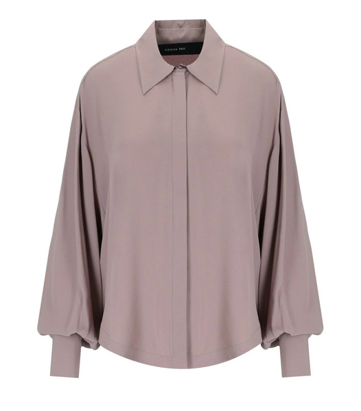  Federica Tosi Mauve Oversize Shirt 