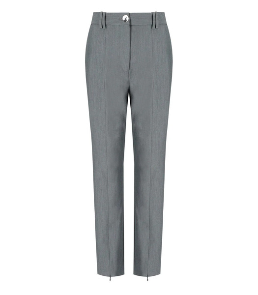  Ganni Grey Melange Trouser 