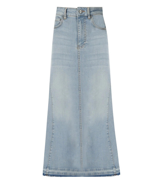  Ganni Light Blue Denim Skirt 