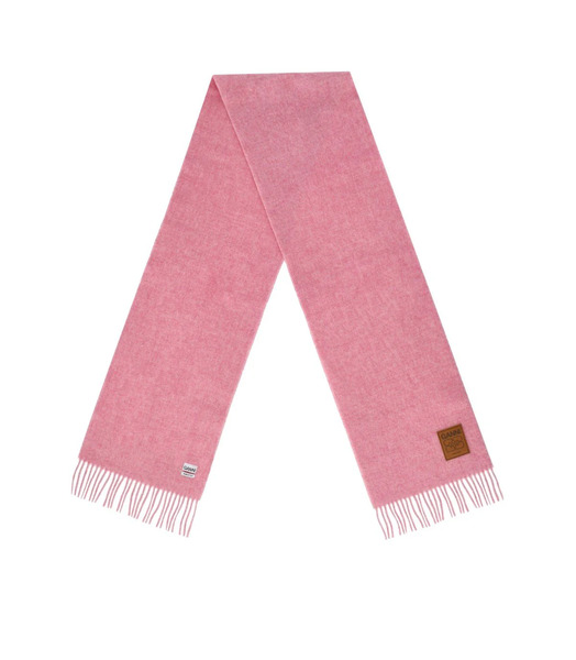  Ganni Pink Scarf 
