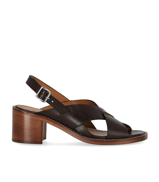  Guglielmo Rotta Glyde Chocolate Heeled Sandal 