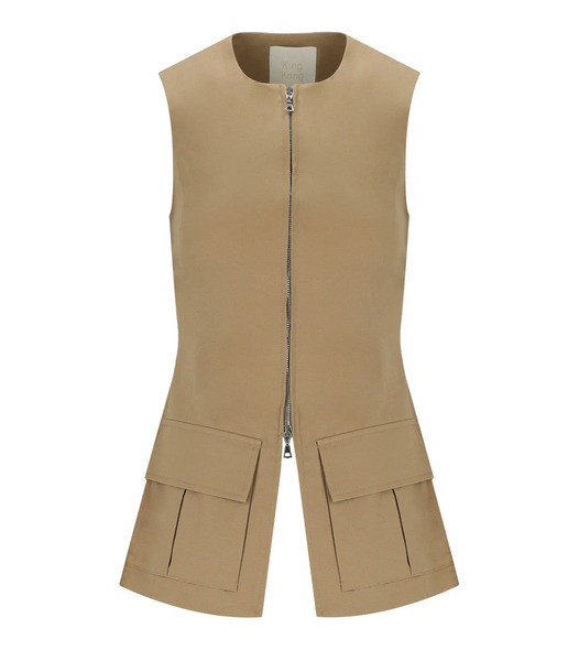  K.k. Gloves Beige Vest 
