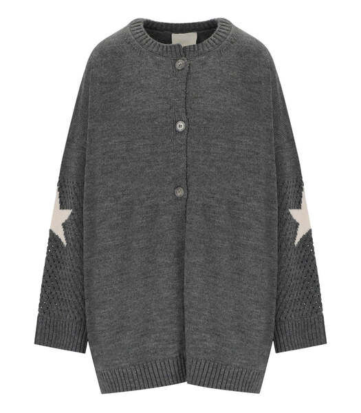  K.k. Grey Maxi Cardigan 