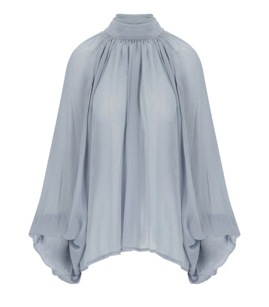  K.k. Light Blue Blouse 