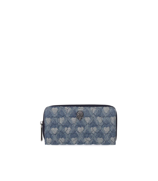  Kurt Geiger Kensington Denim Blue Wallet 