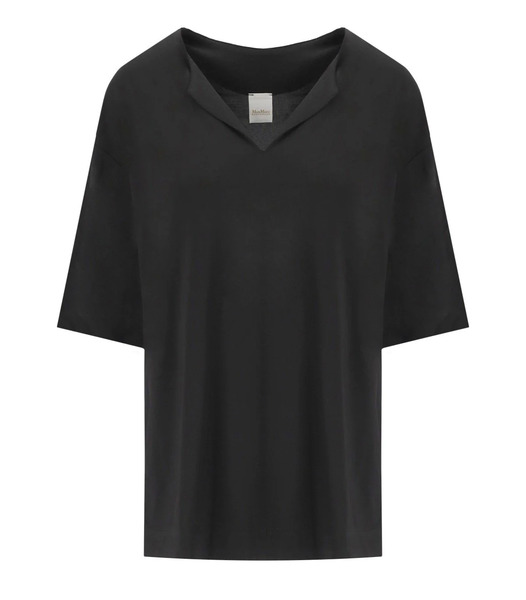  Max Mara Beachwear Rigel Black Blouse 