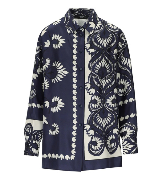  Max Mara Weekend Lastra Blue Shirt 