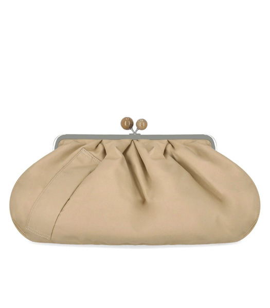  Max Mara Weekend Pasticcino Apio Large Beige Clutch 