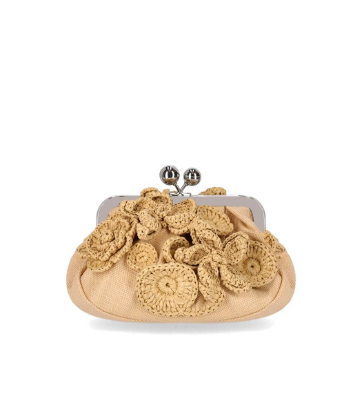  Max Mara Weekend Pasticcino Comune Small Beige Clutch 