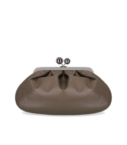  Max Mara Weekend Pasticcino Cubico Taupe Clutch 