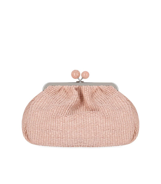  Max Mara Weekend Pasticcino Fortuna Medium Pink Clutch 