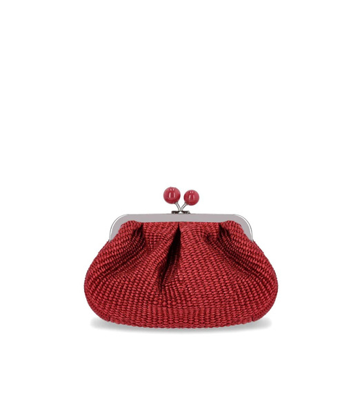  Max Mara Weekend Pasticcino Palmas Small Red Clutch 