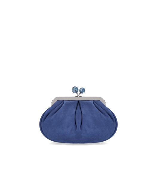  Max Mara Weekend Pasticcino Valois Small Blue Clutch 