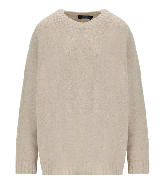  Max Mara Weekend Peso Beige Crewneck Sweater 