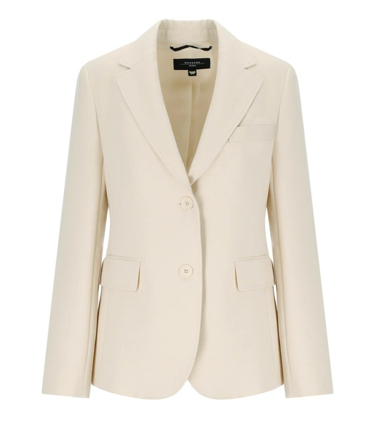  Max Mara Weekend Uva Ivory Single-breasted Jacket 