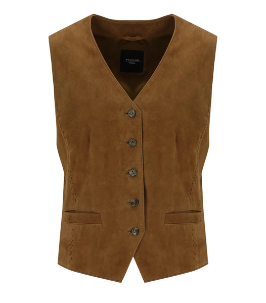  Max Mara Weekend Vetusta Brown Vest 