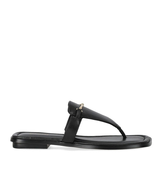  Michael Kors Lena Black Thong Sandal 