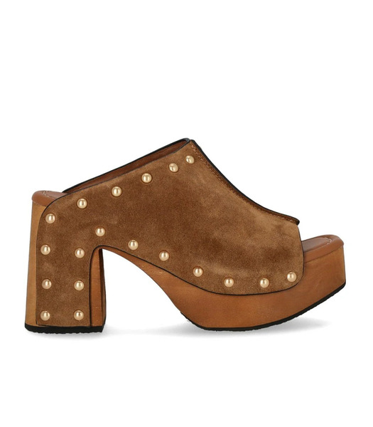  Miss Olivia Eva Brown Mule 
