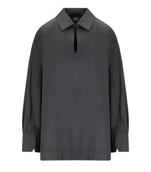  Mm Max Mara Abano Grey Blouse 