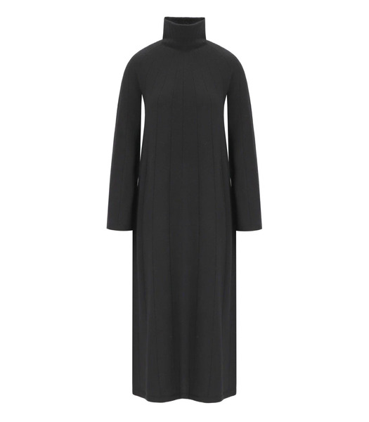  Mm Max Mara Cile Black Knitted Dress 