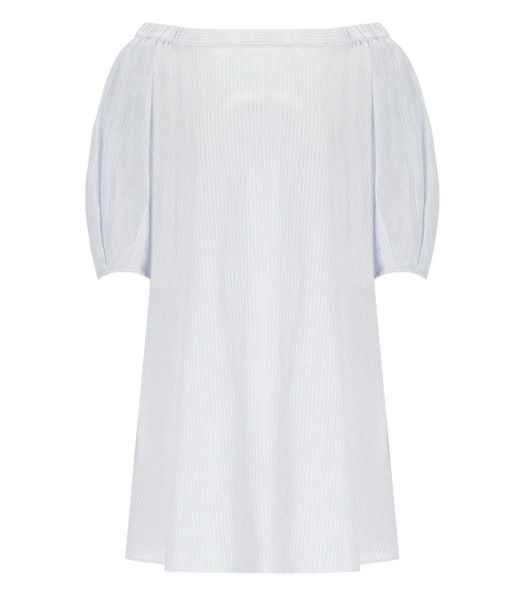  Mm Max Mara Fuggito Light Blue Dress 