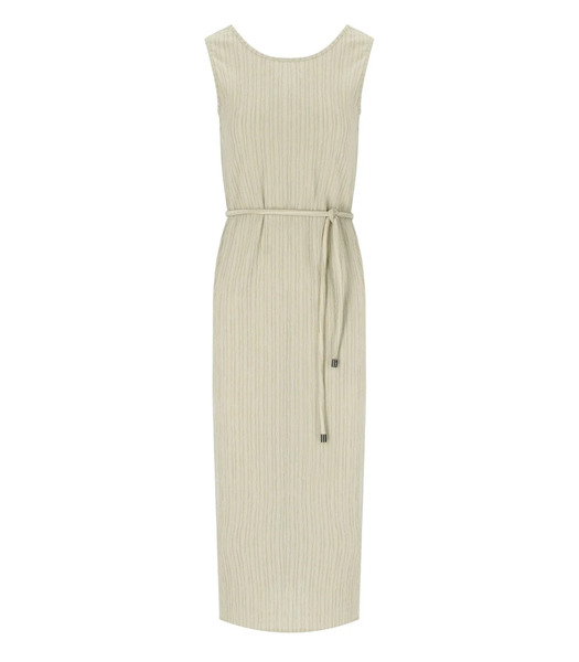  Mm Max Mara Globale Beige Dress 
